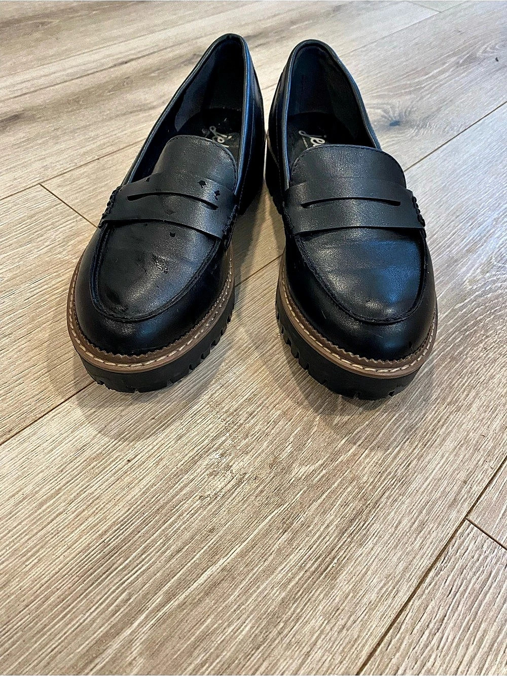 Jellypop Black Loafers 8.5
